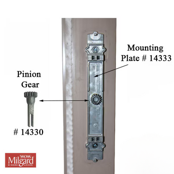 Milgard Mounting Plate for Push Pull Handleset